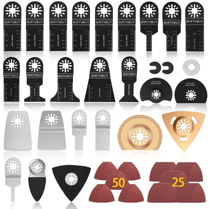 100 stk Sägeblatt Oszillierendes Zubehör Set Multifunktionswerkzeug Zubehör Set für Fein Multimaster