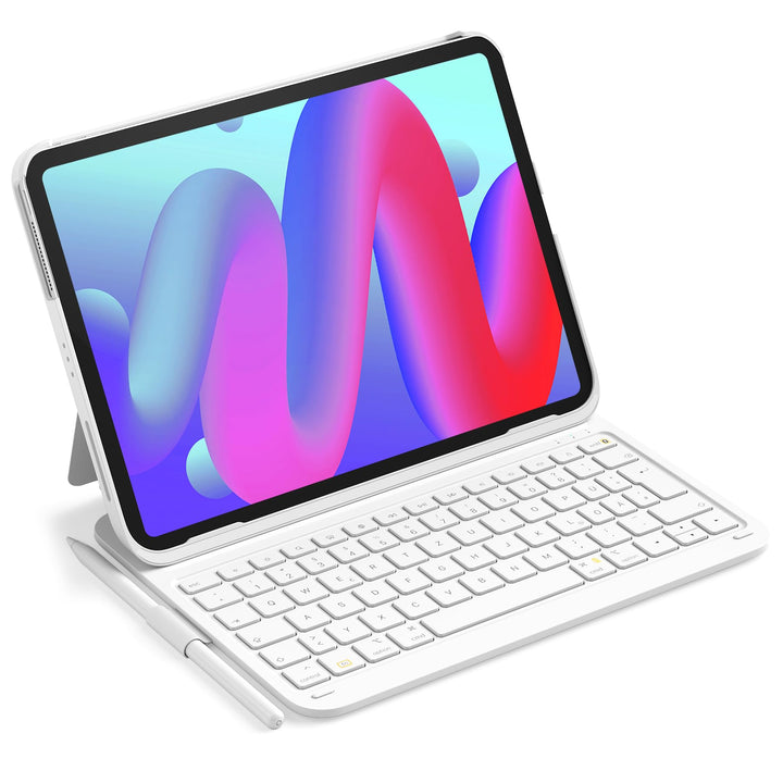 Inateck iPad 10 Generation Hülle mit Tastatur, für iPad 11 Gen. A16 2025 11 Zoll, Air 11 Zoll M3/M2