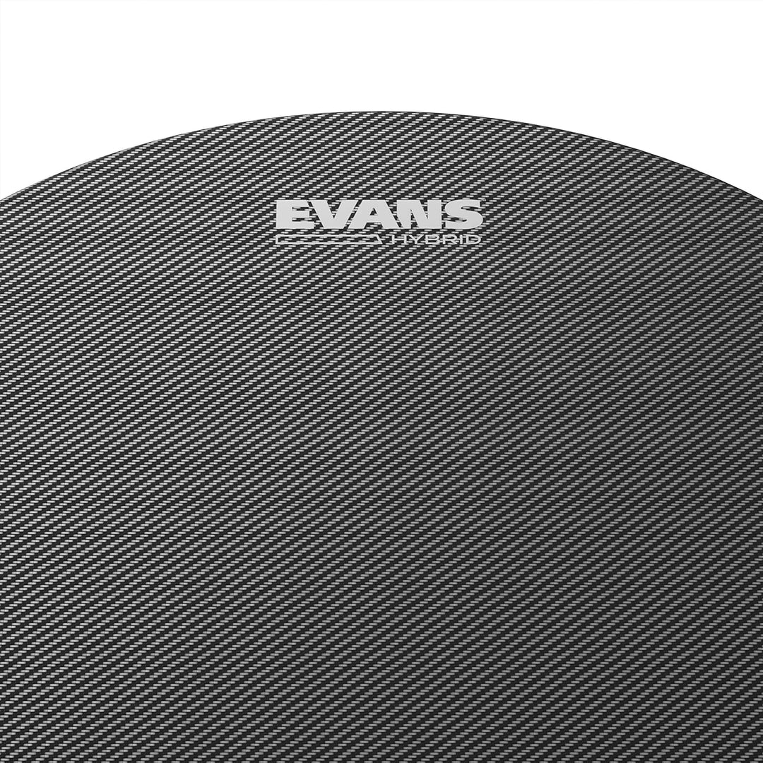 Evans Hybrid Grey Marching Snaredrumfell, grau, 13 Zoll Grauer Teig 13 Inch, Grauer Teig 13 Inch