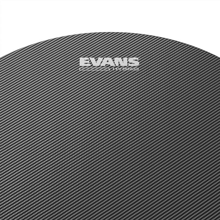 Evans Hybrid Grey Marching Snaredrumfell, grau, 13 Zoll Grauer Teig 13 Inch, Grauer Teig 13 Inch