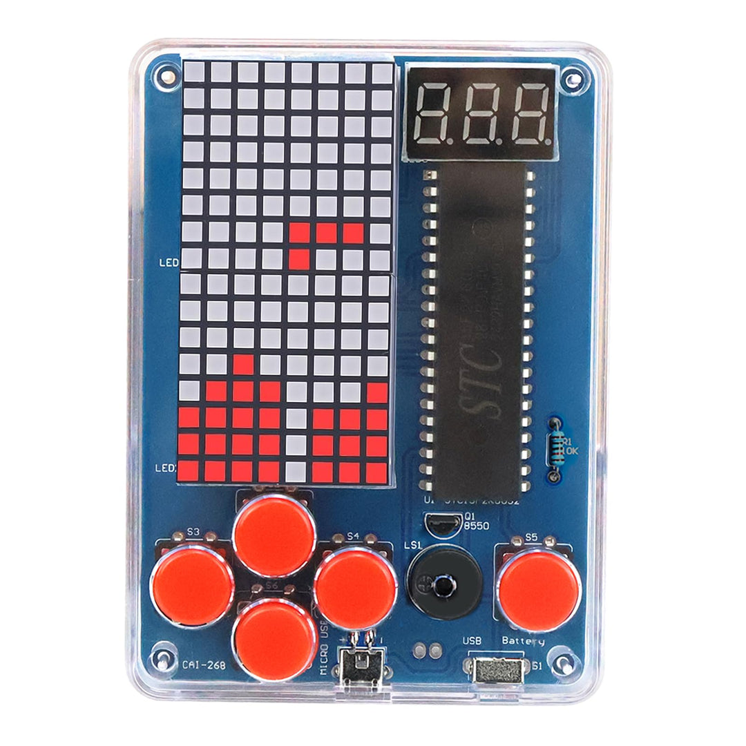 DIY Spielekonsole Löt Bausatz Elektronik Baukasten DIY Games Console Handheld Kit Lötübungsset für S