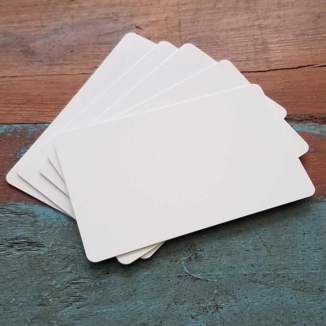 Blanko PVC-Karten für ID Badge Drucker – Graphic Qualität Weiss Kunststoff CR80 30 mil (cr8030) durc