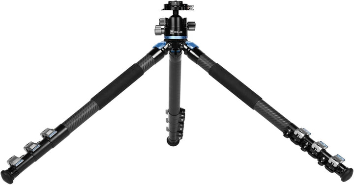 SlRUl L-324F Carbon Stativ Reisestativ Kamera mit KS-40 Low Gravity Kugelkopf, Ultraleicht, Kompakt,