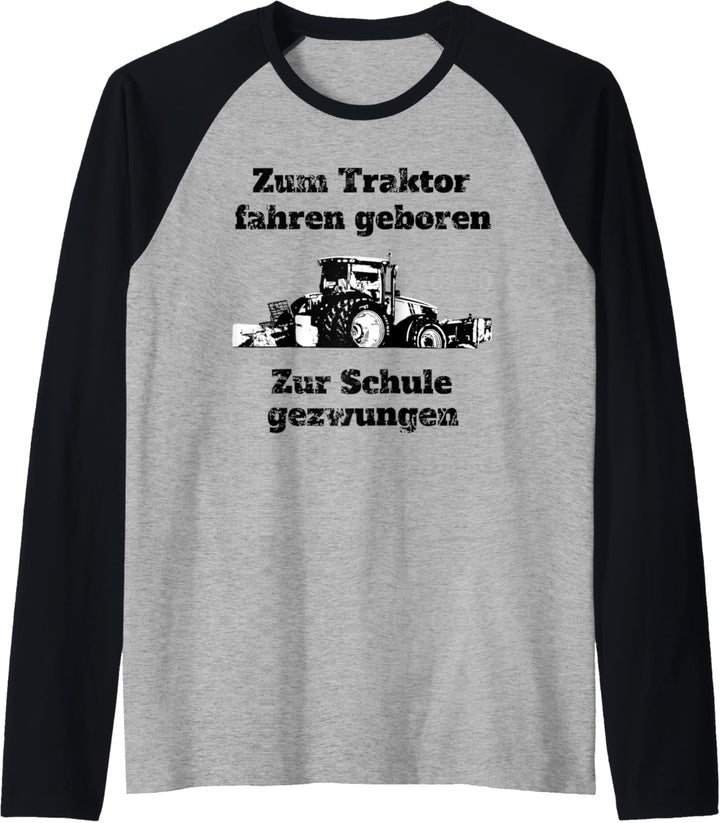 Landwirt Traktor Trecker Landwirtschaft Geschenk für Kinder Raglan