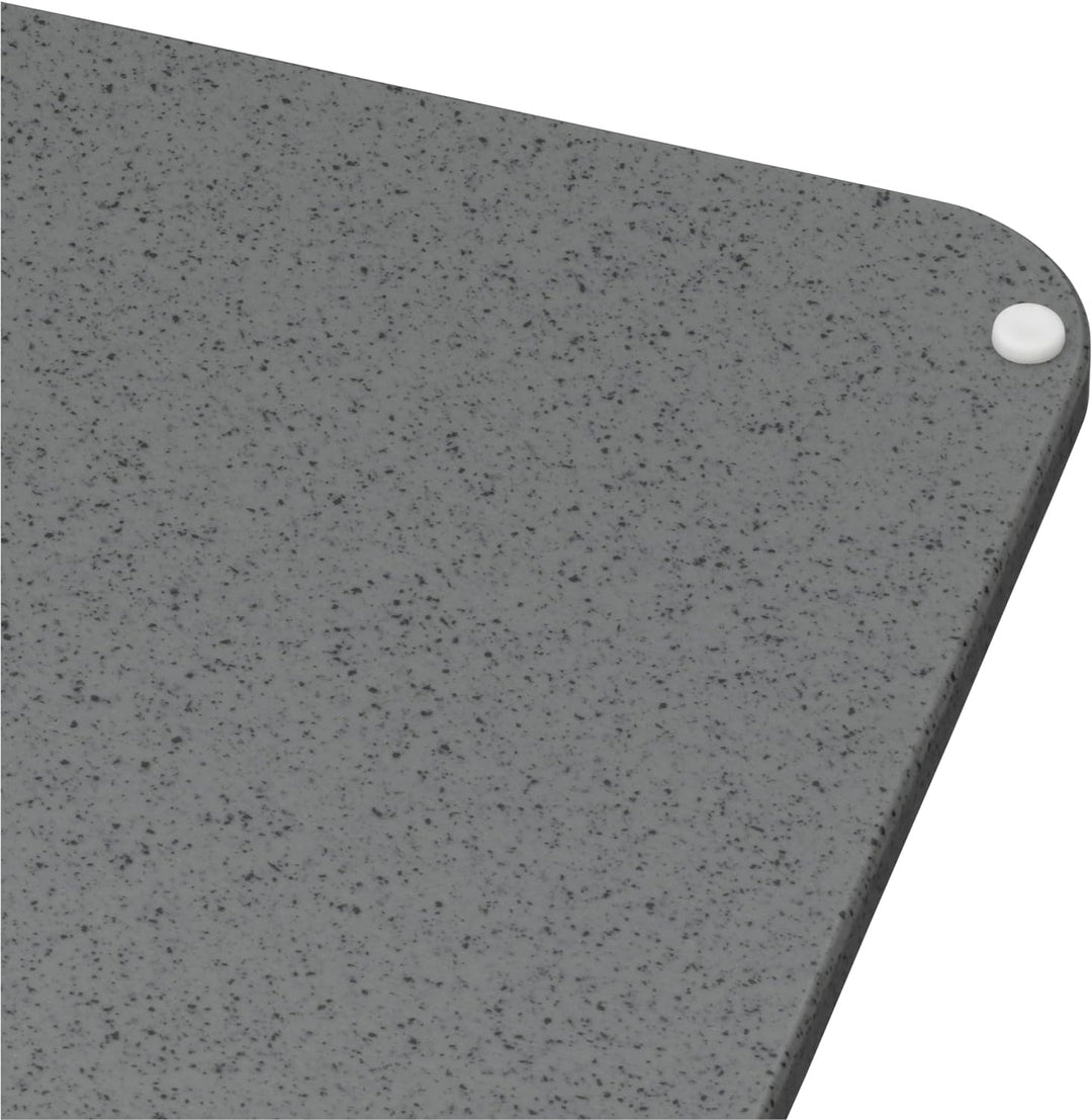 WMF Schneidebrett 38 x 25 cm, rechteckig, Kunststoff, Tranchierbrett mit Saftrillen, praktischer Gri