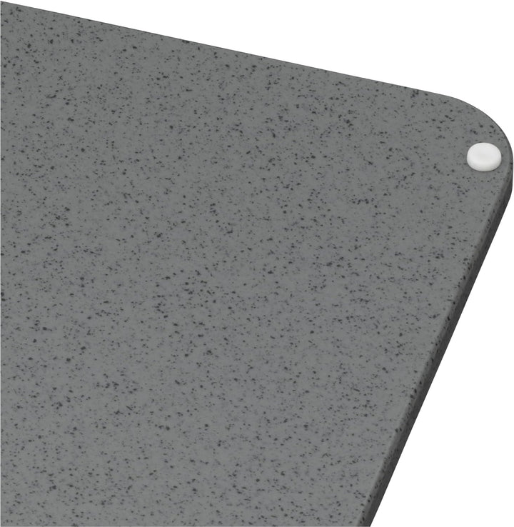 WMF Schneidebrett 38 x 25 cm, rechteckig, Kunststoff, Tranchierbrett mit Saftrillen, praktischer Gri