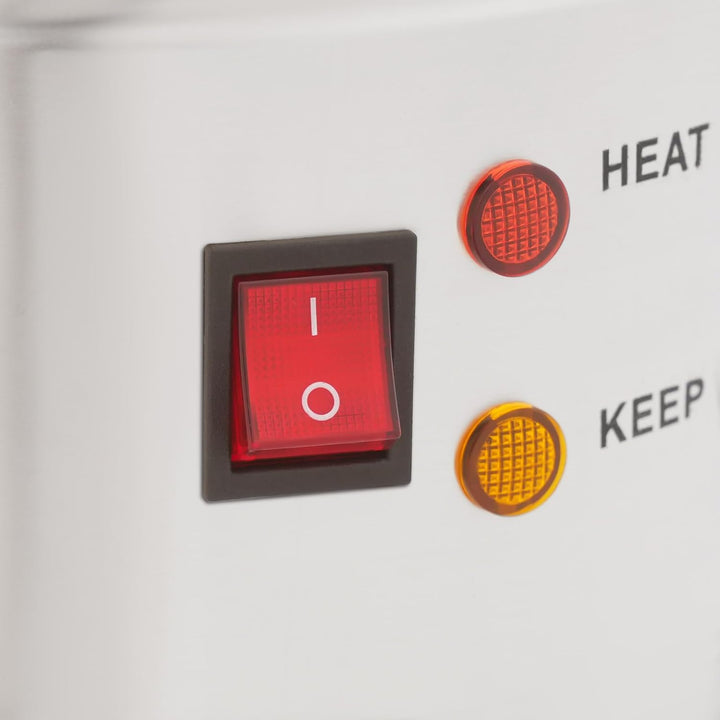 Areao 1800W Elektrischer Wachsschmelztiegel mit Temperaturgeregelt (12L) | Präzise Temperaturregelun