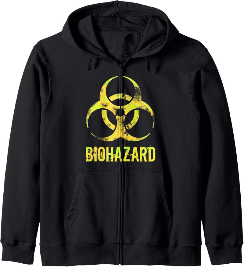 Biohazard Distressed Biology Science Lehrer Geschenk Kapuzenjacke