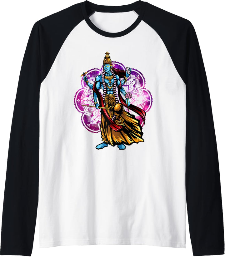 Vishnu Indien Antike Hindu-Mythologie Spiritueller Gott Raglan