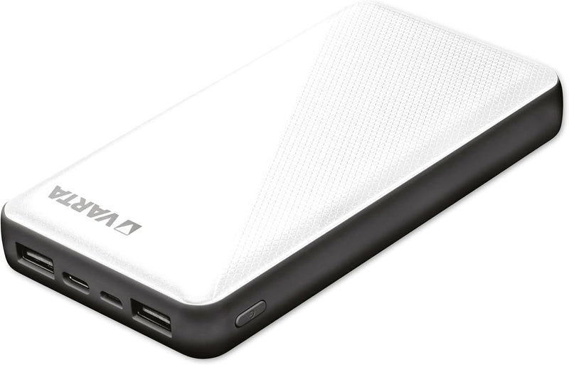 VARTA Power Bank 15000mAh, Powerbank Energy mit 4 Anschlüssen (1x Micro USB, 2x USB A, 1x USB C), ko