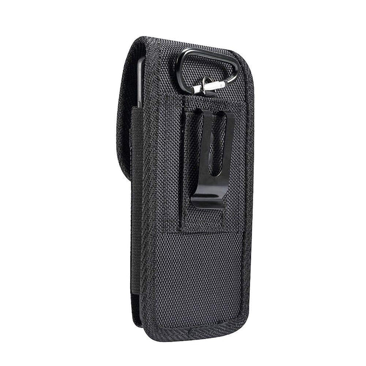 Nylon Belt Holster with Metal Clip and Card Holder für Sony Xperia XZ1 - Black