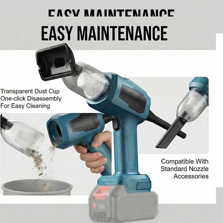 Mini Gebläse Für Makita 18V Akku, Akkus-Laubbläser Kabellos, Tragbar Staubbläser, Mini-Jet-Trockenge