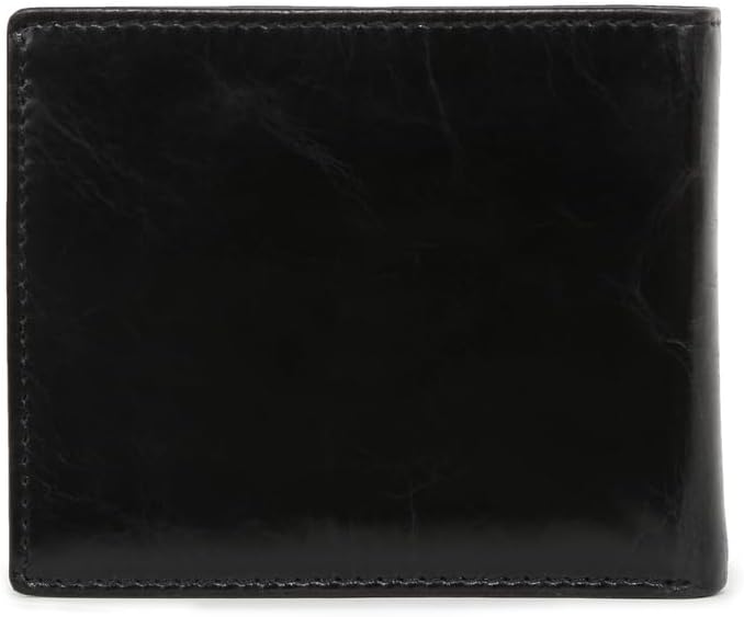 Fossil Herren Reisepasshülle Ryan aus Leder 12,4 cm L x 0,5 cm B x 8,9 cm H Schwarz, Schwarz