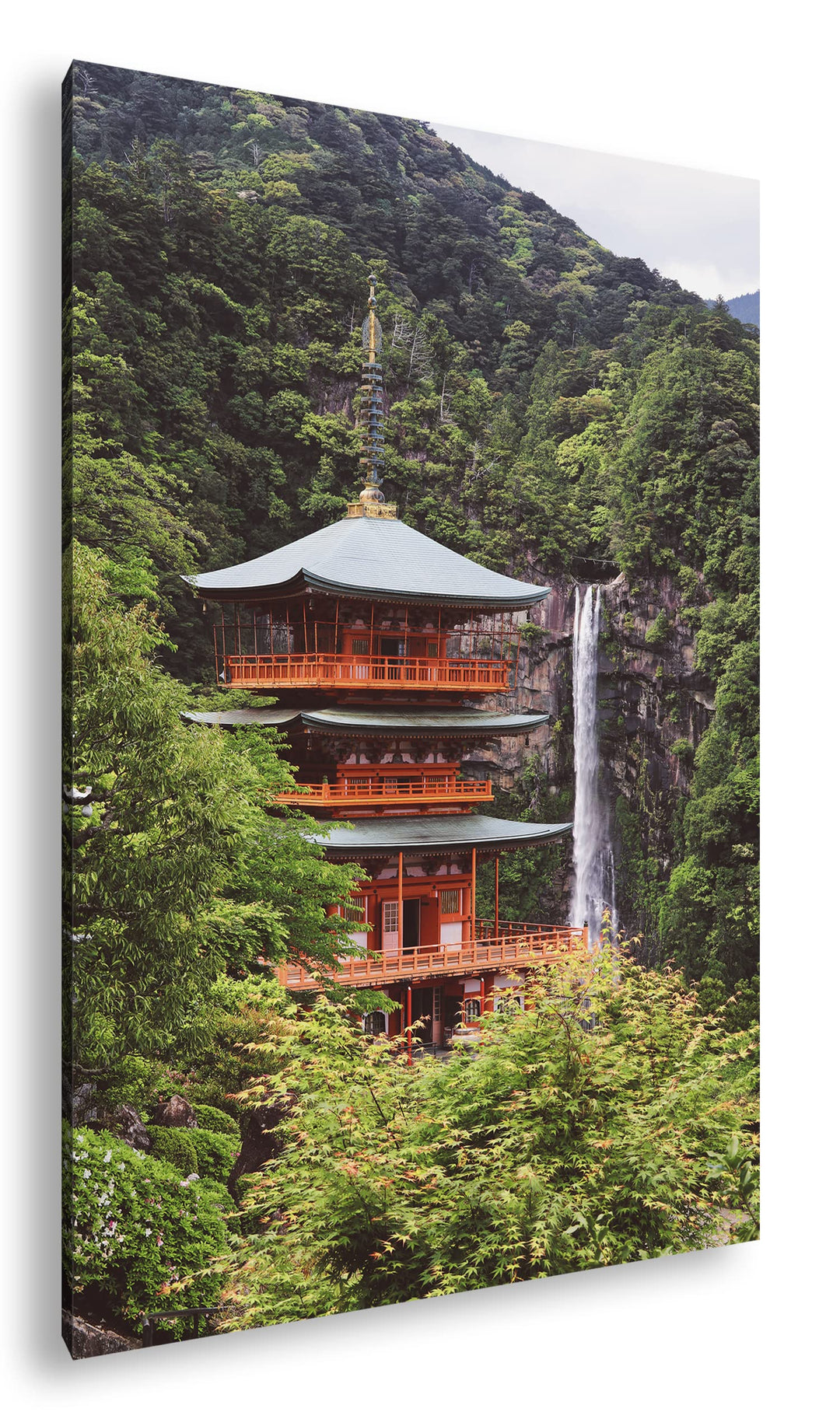 deyoli Schreinturm in atemberaubender Natur Format: 100x70 als Leinwandbild, Motiv fertig gerahmt au