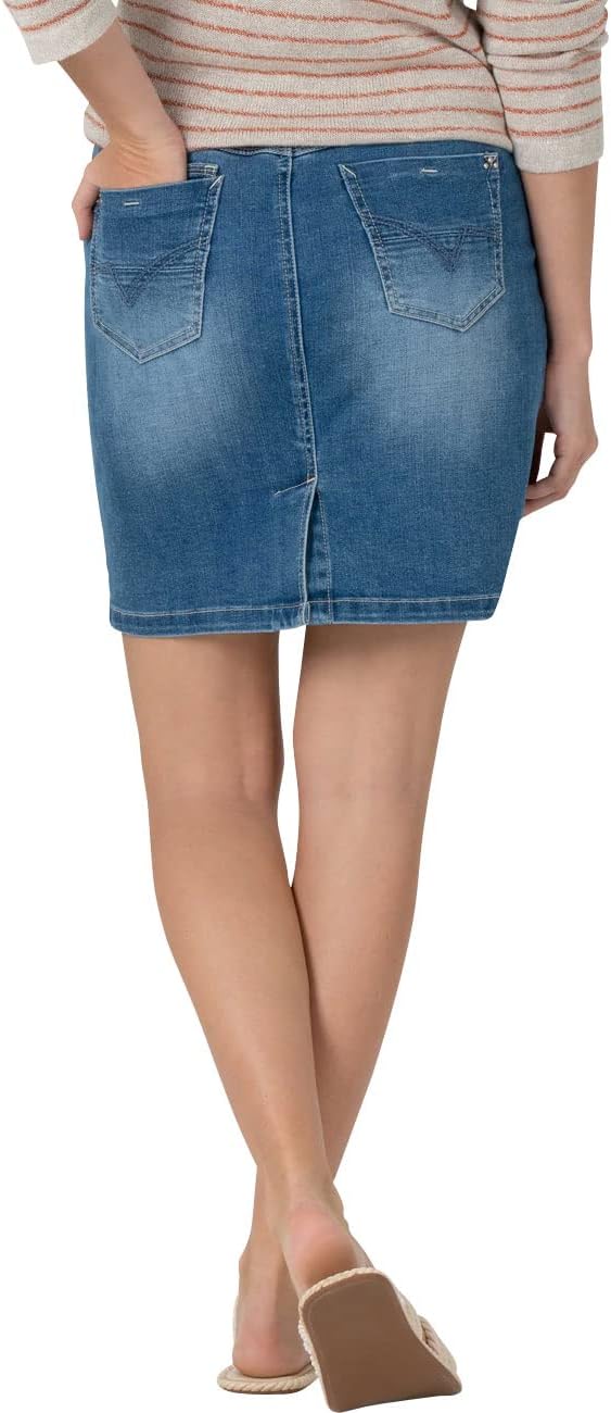 Timezone Damen Marahtz Skirt Rock 24W Smurf Blue Wash, 24W Smurf Blue Wash