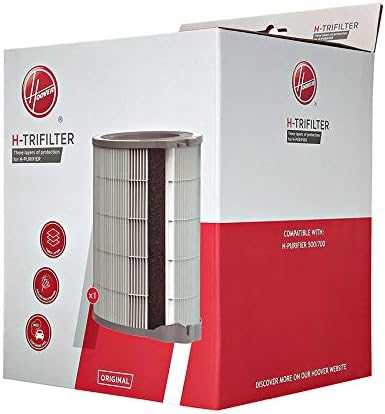 Hoover U98 H-Trifilter Luftreinigerfilter, Original, Pure HEPA, Aktivkohle, Kompatibel mit Luftreini