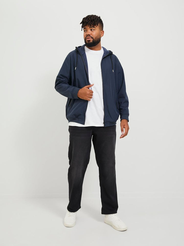 JACK & JONES Damen Jjebasic Softshell Hood Noos Jacke S Navy Blazer, S Navy Blazer
