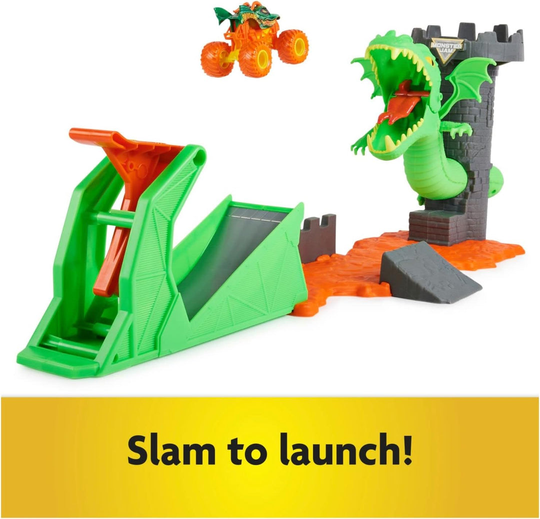 Monster Jam 6063919 1to64VhclDuelngDragonOC Einzelbett, Einzelbett