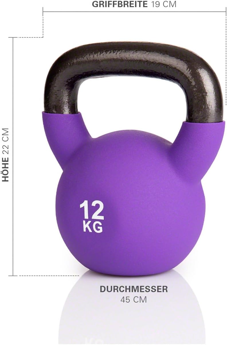 Sport-Tec Kettlebell, Kugelhantel, Workout, Fitness, Bodybuilding, Kurzhantel, Gewichtskugel, Schwun