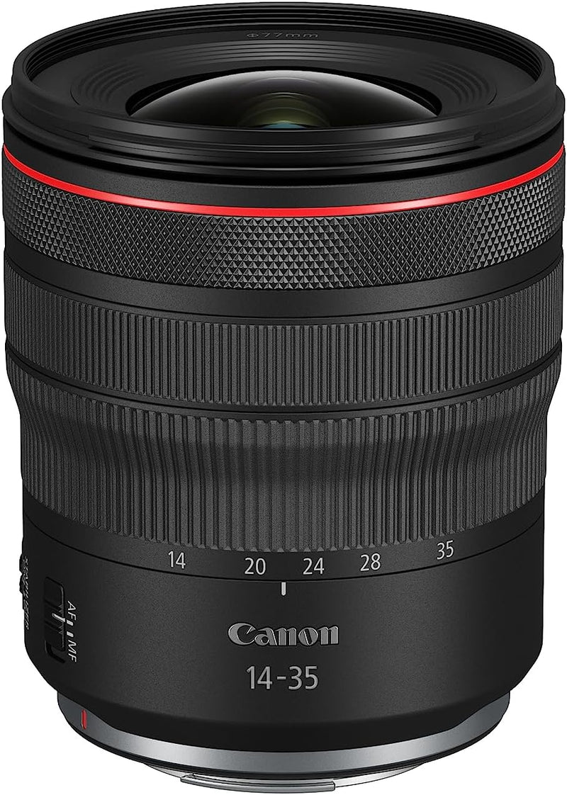 Canon Objektiv RF 14-35mm F4 L is USM Makroobjektiv (2,5 x Zoom, Nano USM AF, Ultra Weitwinkel, 5 St