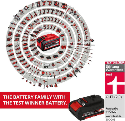 Einhell Akku-Rasenmäher GE-CM 36/37 Li Kit Power X-Change (36 V, 37 cm Schnittbreite, bis 400 m², 45