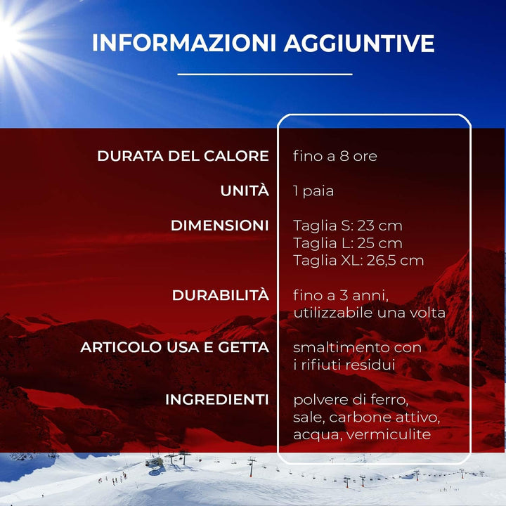 THERMOPAD Sohlenwärmer (Einlegesohle) – DAS ORIGINAL: 30 Paar Wärmepads für 8 Stunden Wärme I Sofort