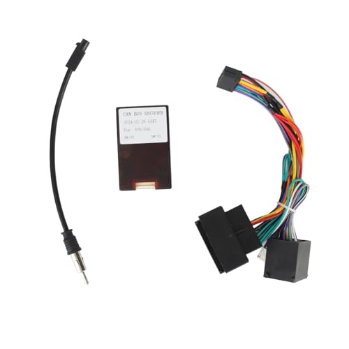 Yctze Radio Kabelbaum, Auto Stromkabel Audio Kabelbaum Adapter mit Canbus Box, Passend für F30/F10/X