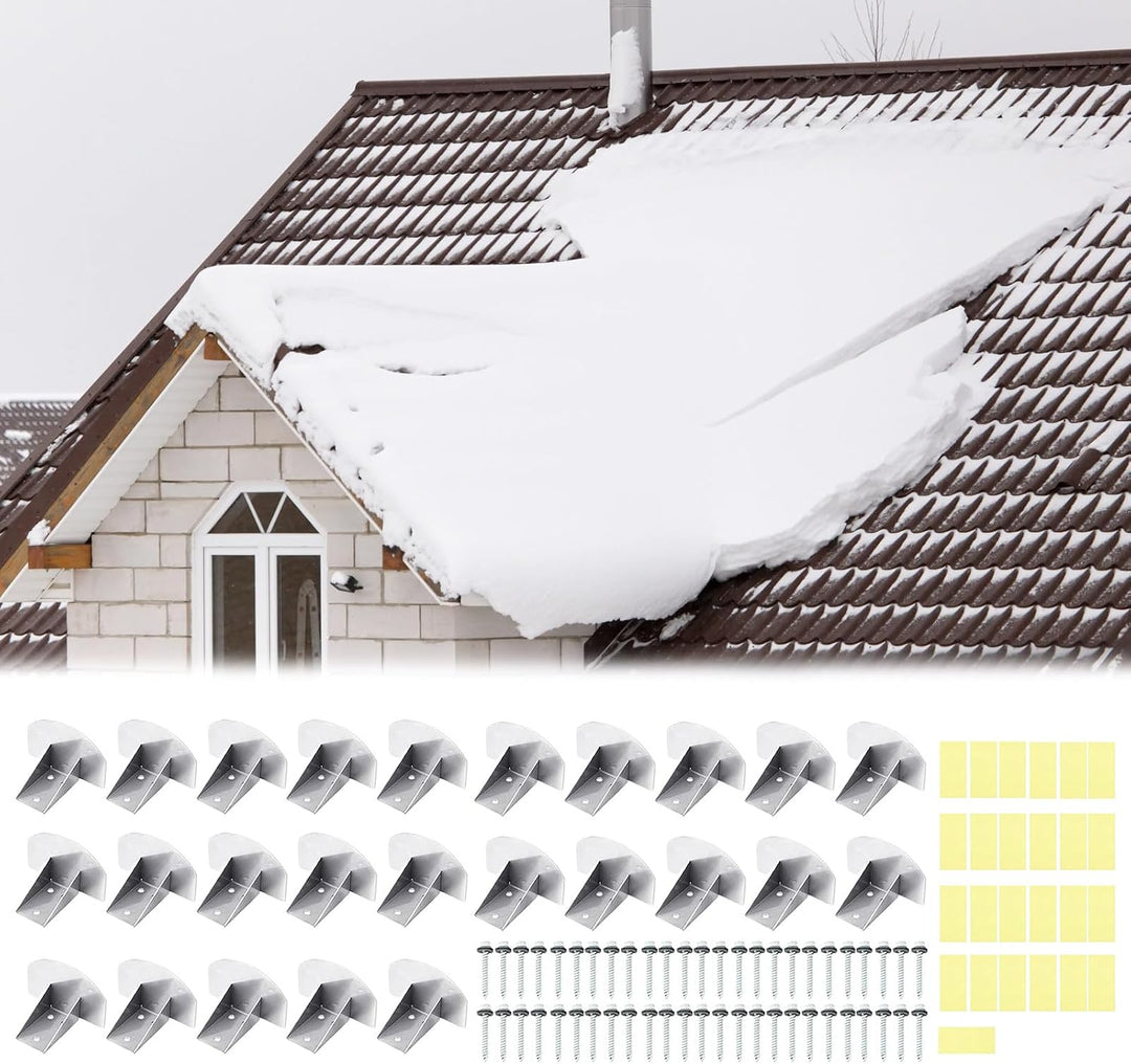 Metal Roof Schneefanghaken 25 Stück Wetterfeste Eisansatz Stopps | Robuste Schneestopper Für Winter