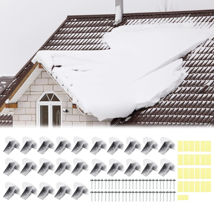 Metal Roof Schneefanghaken 25 Stück Wetterfeste Eisansatz Stopps | Robuste Schneestopper Für Winter