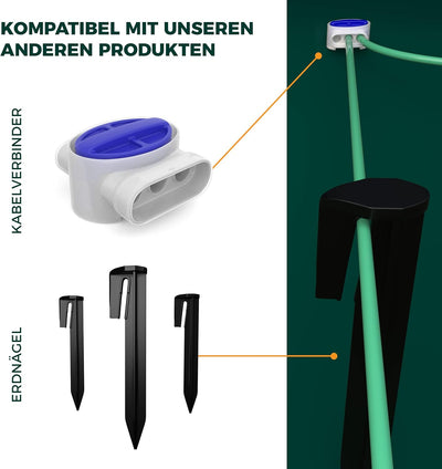 kanoo® Universal Begrenzungskabel für Mähroboter – Begrenzungsdraht für Rasenroboter – Premium Mähro