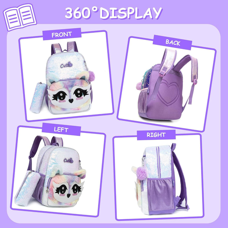 HTgroce Schulrucksack Mädchen Teenager Schultasche Schulranzen Set Rucksack für Mädchen Schule Freiz