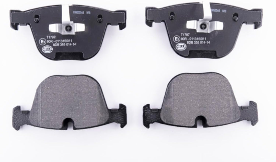 HELLA PAGID 8DB 355 014-141 Bremsbelagsatz - T1797 - Dicke/Stärke: 16.9mm - Bremssystem: Teves - für