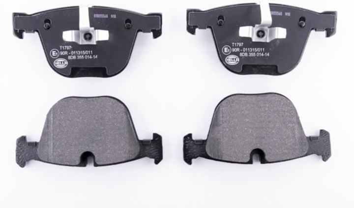 HELLA PAGID 8DB 355 014-141 Bremsbelagsatz - T1797 - Dicke/Stärke: 16.9mm - Bremssystem: Teves - für