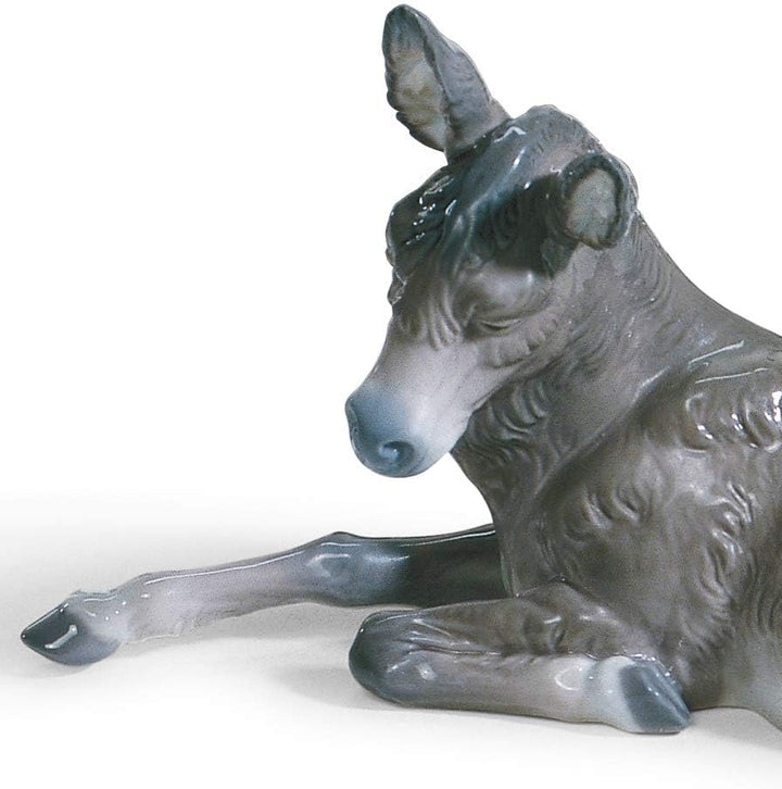 LLADRÓ Krippenfigur Esel. Ii. Maultier (Krippenfigur). Porzellan.