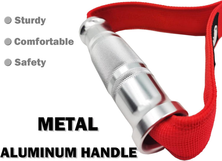J Bryant Fitness Resistance Band Handle Cable Machine Attachment for Pulley Machine Heavy Duty Metal