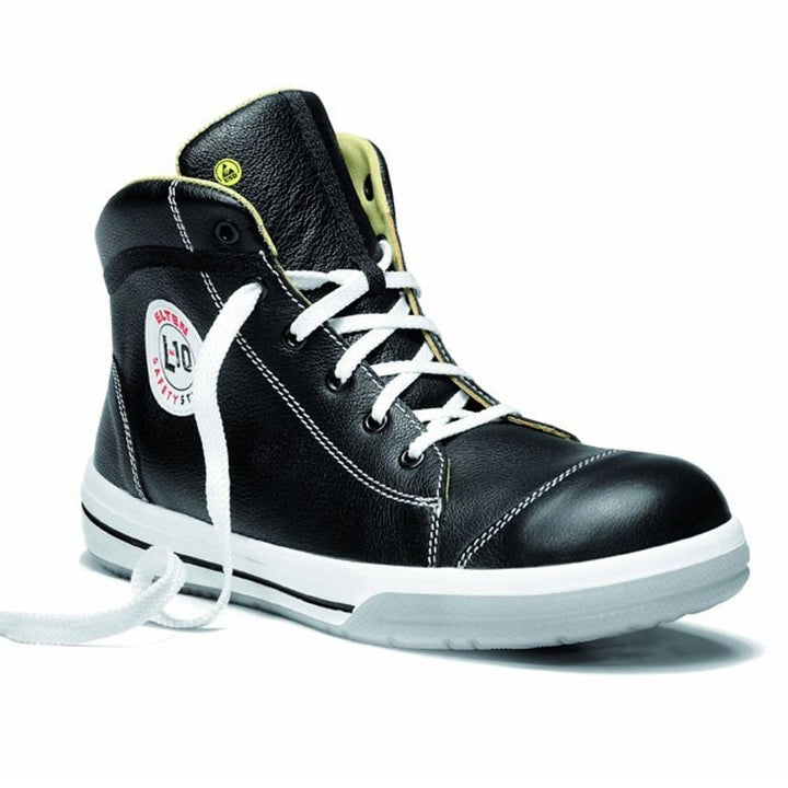 Elten Stiefel L10 Shadow Mid S3 Stylischer Arbeits & Sicherheitsstiefel ESD ( schwarz, wasserdicht,