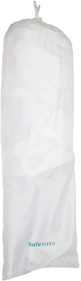 Safetots Extra Breites Bettgitter Weiss, 140cm breit x 50cm hoch, Bettschutzgitter für Kleinkinder z