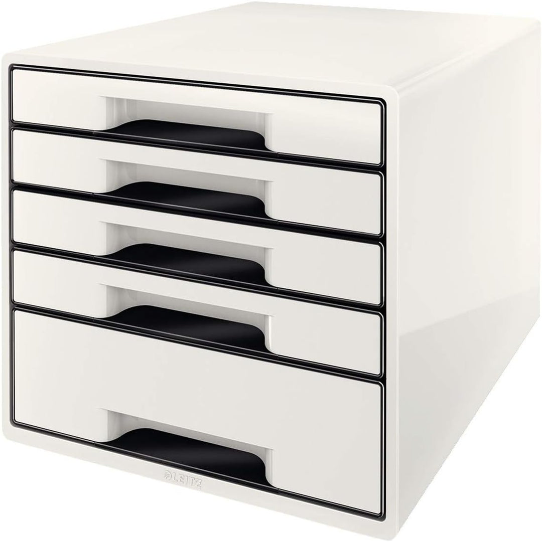 Leitz Wow Schreibtisch Accessoires Ablage Paket schwarz weiss (Ablage Paket, Weiss │ Schwarz)
