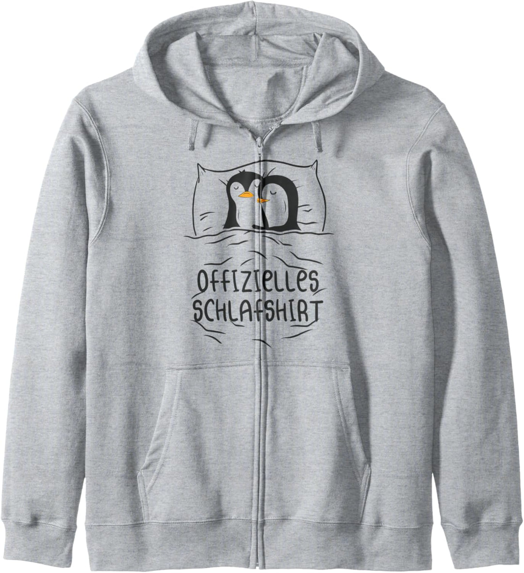 Offizielles Schlafshirt Pinguin Schlafanzug Penguin Geschenk Kapuzenjacke