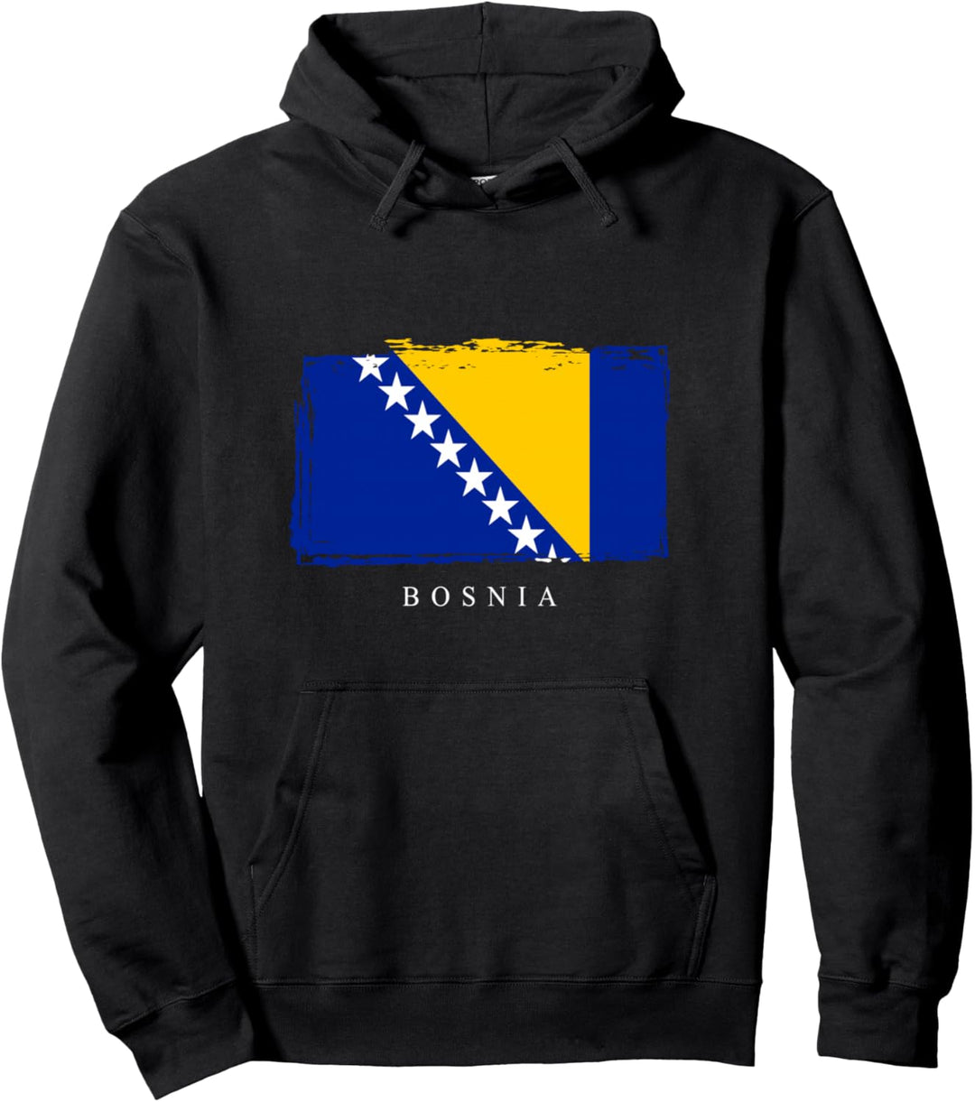 Bosnien und Herzegowina Flagge Nation Souvenir Bosnia Pullover Hoodie