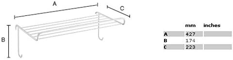 Smedbo fk737 Dry Regal für Handtuchwärmer, elektrisch fk700-fk702 42,7 x 17,4 x 22,3 cm
