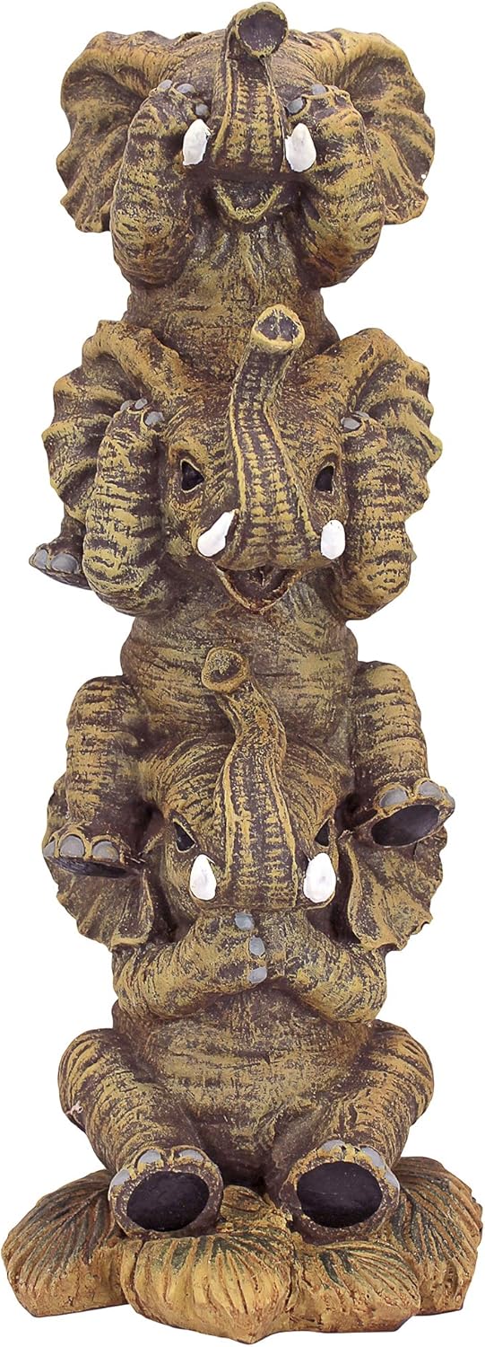 Design Toscano Elefanten - Figur, Masse: 10 x 4 x 25,5 cm, Elefant