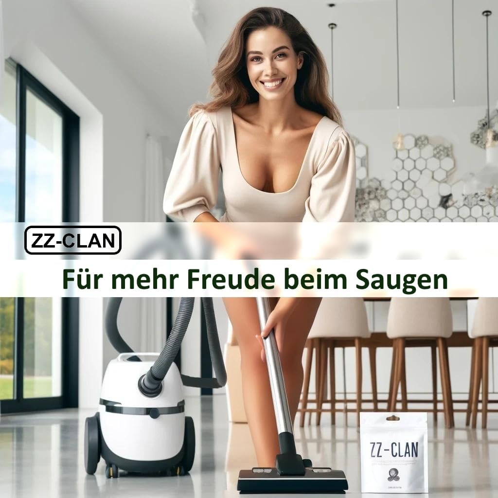 ZZ-Clan - 10 Staubsaugerbeutel kompatibel mit Swirl Y05 (+2 Filter) 5-lagiges Mikrovlies - Premium Q
