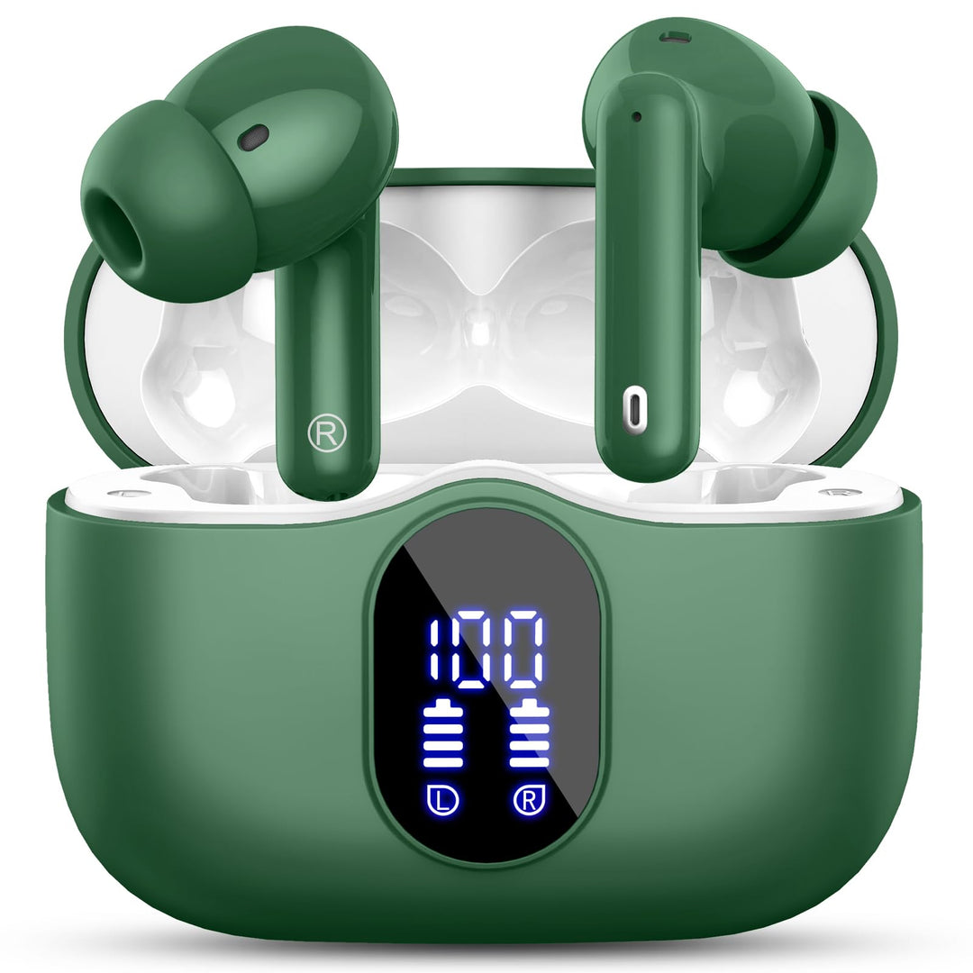 Btootos Bluetooth Kopfhörer, Kopfhörer Kabellos Bluetooth 5.4 Sport In Ear Kopfhörer mit 4 Mikrofon,