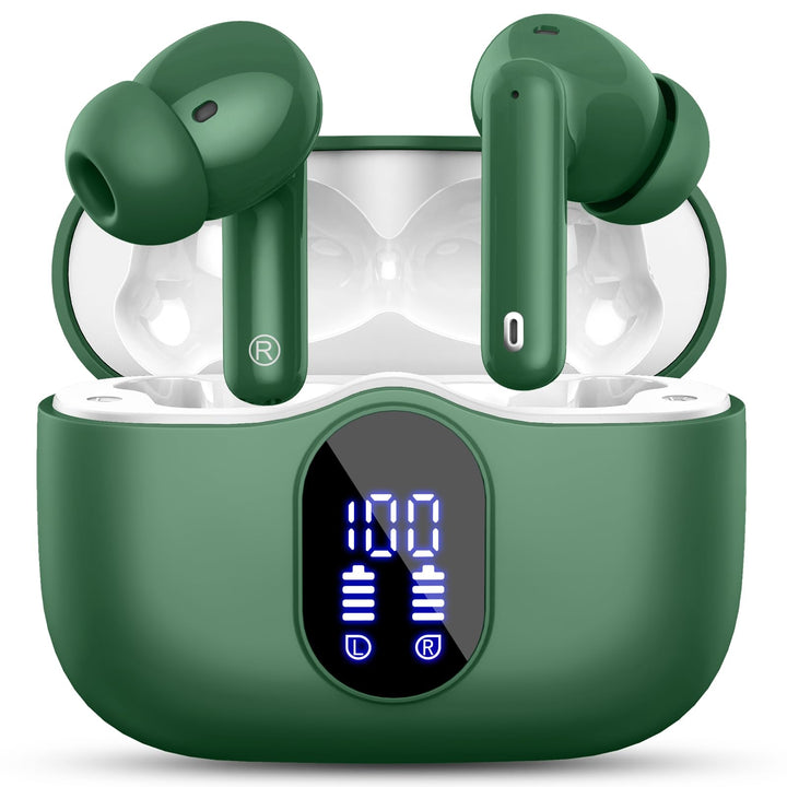 Btootos Bluetooth Kopfhörer, Kopfhörer Kabellos Bluetooth 5.4 Sport In Ear Kopfhörer mit 4 Mikrofon,