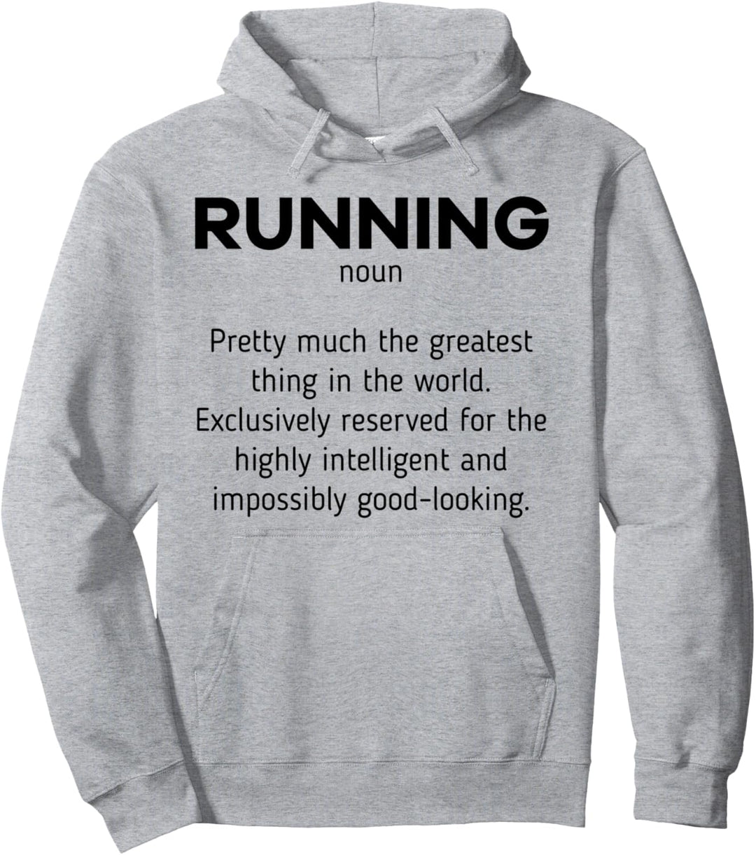Laufen Definition Lustiges Marathon Läufer Jogger Geschenk Pullover Hoodie