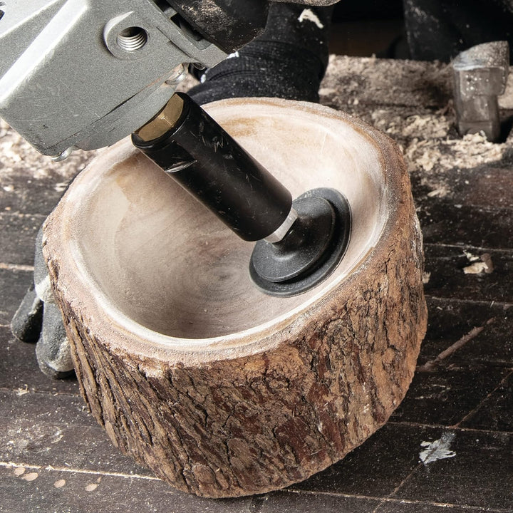 ARBORTECH Contour Sander | Ø 50 mm Mini Exzenterschleifer Aufsatz für Winkelschleifer zur Holzbearbe