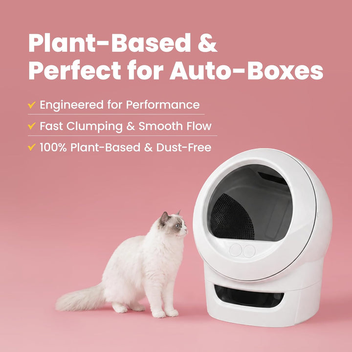 Lady N Tofu Katzenstreu, staubarm, kompatibel mit Auto-Box, geruchlos, 4,1 kg | Mini-Pellet-Form, st
