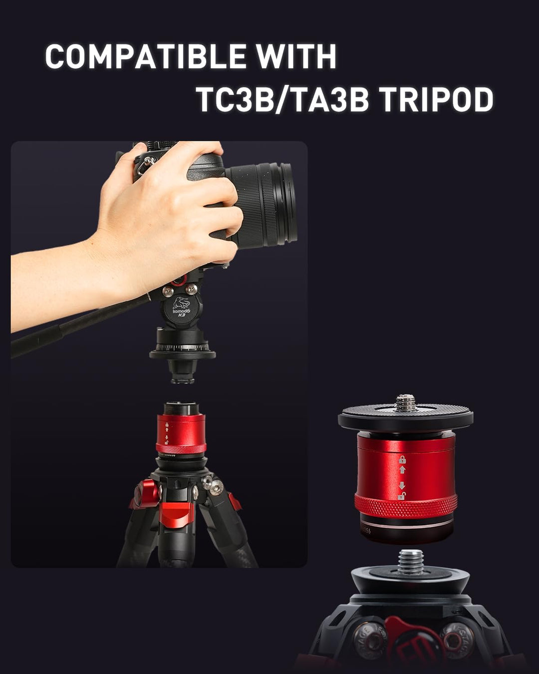 Die IFOOTAGE Cobra 3 Quick Release Mount CB3-QRM01