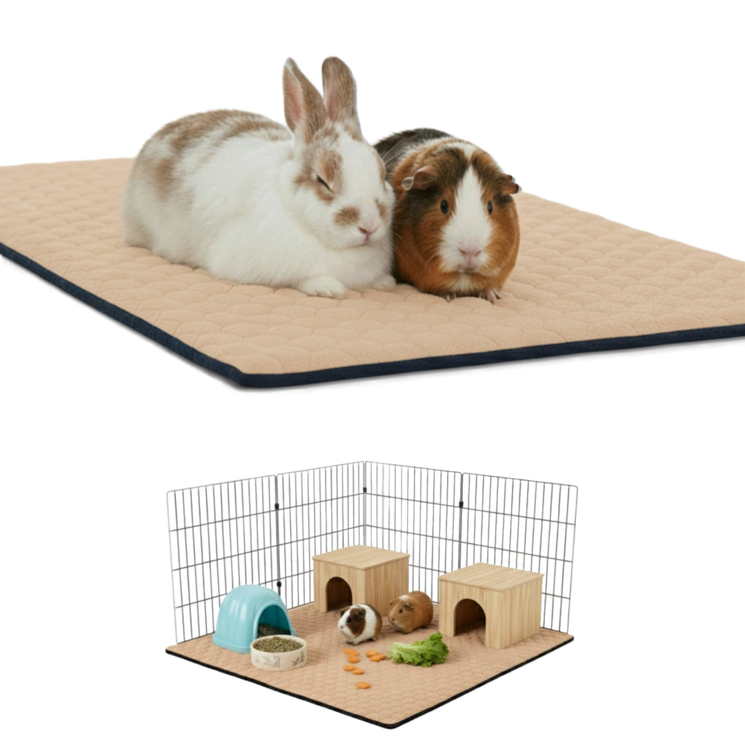 NEO SOLVO Käfig Einlage für Kaninchen und Meerschweinchen – 60 x 120 cm (Midwest) mit Abnehmbarer Fl